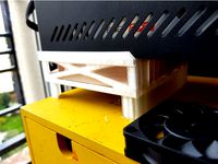 [CR10] control box 120mm fan holder optimised by TrolololGames