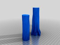 Star Wars Legion Ewok Village Remix for lower Z height, less support by Lethrir