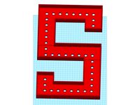 Block S with Pixel holes by Whyintheworld