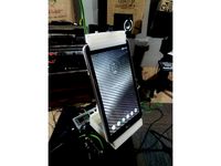 Simple Tablet / Phone Holder to Mic Stand w/ Tray & Pick Clip by gravityimports