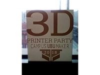 3D Printer Party 2018 - Litografia by jabferrera