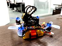 Battery guard/holder Lizard95 FPV Racing Drone by flabombarda