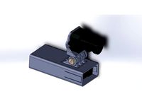 case for "FatShark RC transmitter" + camera mount  by DonMarle