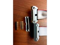 3M connector with latches 3428, 2 row x 10, 20 pin straight solder by Fer451