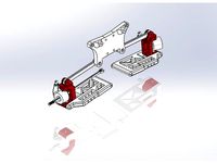 Front Assembly OpenRC Truggy for HSP 188015 and diff HSP 02024 by NiKO2On