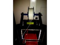 Geeetech i3 acrylic filament holder by Ce-ha