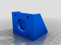 Bowden Motor Mount Blank 90 Degrees by dhench