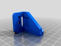 3dTouch Mount for Anet A8 E3D V6 Bowden MODULAR X Carriage V by dhench