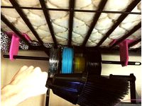 Dollar store broom spool holder mountable/loft beds. by Gremble