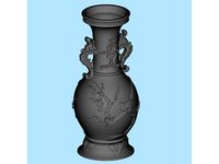 Repair of Chinese Fish-bird Vase by ZonSoft