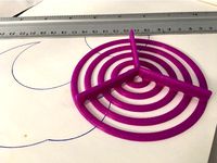 trace cercle 1 a 10cm (circle stencil 10mm to 100mm) by cyril50