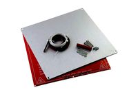 3D Printer Aluminum Build Plate for MK2B PCB Heater, 220x220mm Size by gulfcoast_robotics