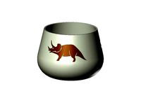 Triceratops bowl by shire