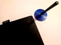 Wacom Pen Holder Simple Water Design by danellinwood