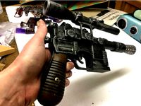 Han Solo DL-44 Blaster for MP Mini by Heferito