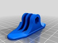 GoPro Action Camera mount for Command Strips by djeaton