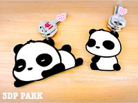 PANDA key chain by 3DP_PARK