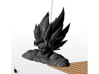 Goku SSB Bust by critopadolf