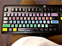 Raised Keyboard Letters - Elementary School by CreativeFilament