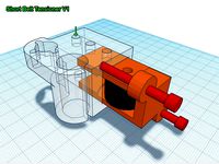 2020 X-Axis Shortener Kit (short belt tensioner + short motor mount) by rAthus