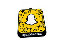 Snapchat customized keychain  by spunkkk