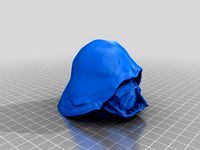 Darth Vader Melted Mask (in mm) by TheBeyonder