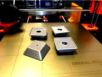 Prusa MK3 Feet for Earthquake Pads by astromech8037