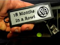 Narcotics Anonymous 18 Month Keytag by Crowis