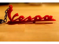 VESPA KEYCHAIN - LOGO by 3D_STorM_Lab