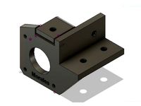 Suporte para motor eixo 8 mm perfil estrutural 20 mm x 20 mm by MoralesRuerte