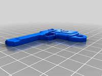 Desert Eagle keychain 44 magnum by TeunRoijakkers