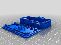 Raspberry Pi Zero case w. flexmounts by endif