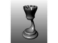 Modern Chess Set (low-res): Rook by KaziToad