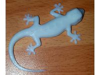 Gecko Fridge Magnet by Noc7urne
