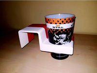 Cup holder for 65 mm sqare bar by rojaljelly