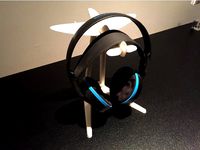 Plane headset holder by Hvmhvm