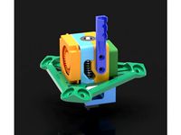 Anycubic Kossel Magnetic Effector for E3D V6 by spikelee