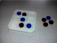 Tic-tac-toe morpion by fablab_St_Pol