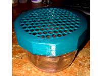 Wide Mouth Mason Jar Lid Grid Remix by WarHawk8080
