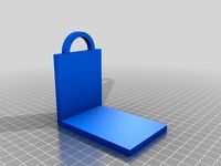 Small Wall-Mount for Raspberry Pi and Breadboard by JOHNNYBOI