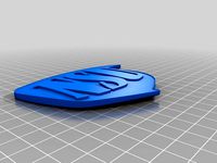 NSU Classic Motorcycle Sign true 3D by Crooked_Noozle