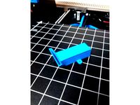 E3Dv6 Bowden X-carriage mount v2 wide air duct for E3Dv6 clone by Foxbiker