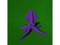 Low Poly Squid by CLOUDTURTLEZ