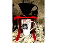 Pour Over Coffee Stand - Prints without support by Setesh2000