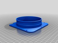 Anycubic Photon 120-125mm (5") tube outlet for fume extraction by MakerSpace_Online
