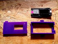 Wemos D1 OLED aka ESP12F OLED case by Spiritdude