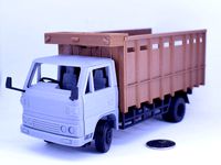 Classic Transport Truck No Support by Toymakr3d