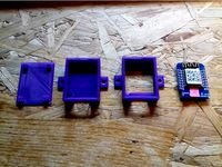 Wemos D1 Mini case (with reset button) by Spiritdude