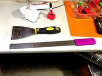 Ruler-to-Spatula adapter - remove BIG things from a PEI bed by geoff_cohen