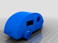 Teardrop Camper Model by nimmesota